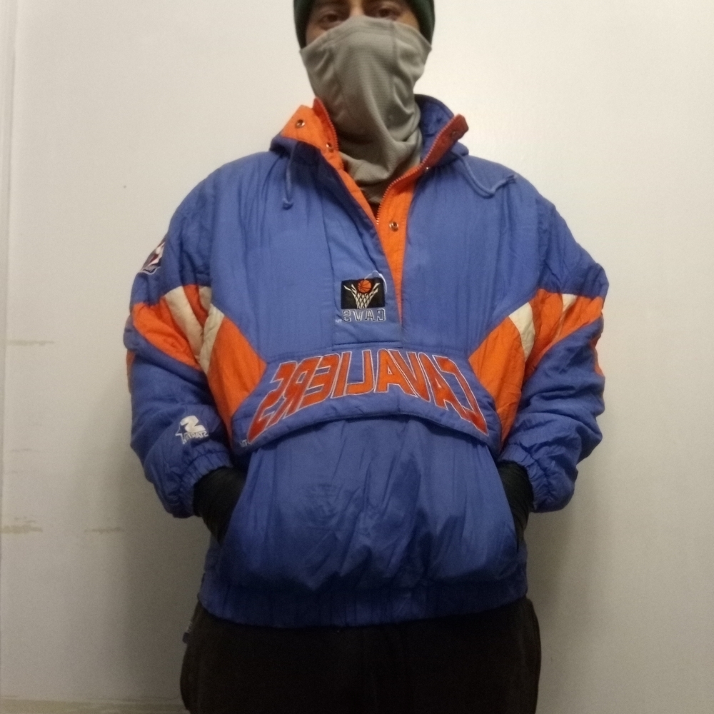 STARTER Blue and Orange Cavaliers Jacket